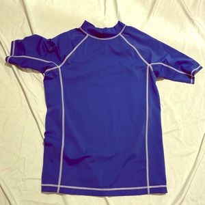 Lands’ End Boys Large L Rashguard Swim Shirt